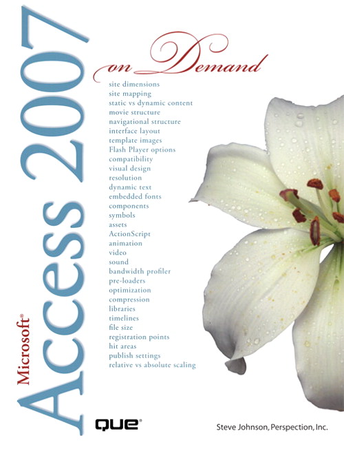 Microsoft Office Access 2007 On Demand