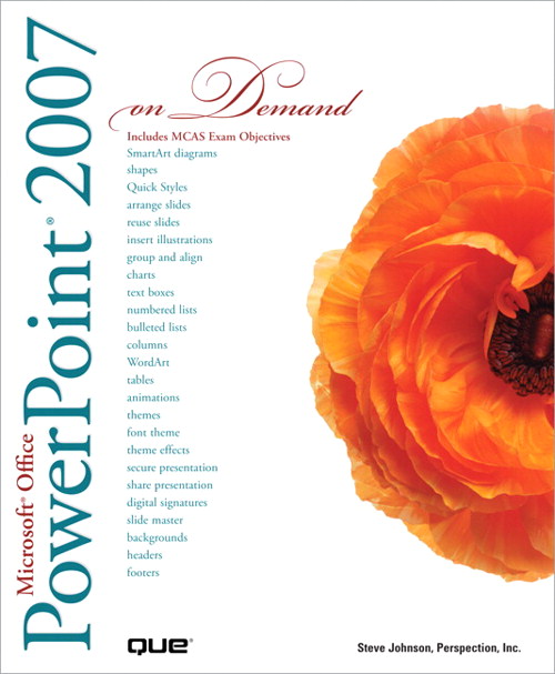 Microsoft Office PowerPoint 2007 On Demand