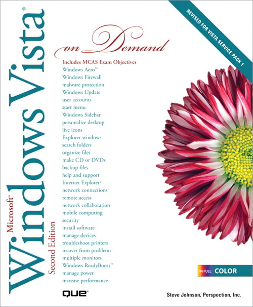 Microsoft Windows Vista On Demand, 2nd Edition