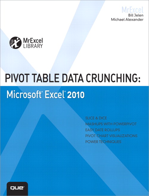 Pivot Table Data Crunching: Microsoft Excel 2010, Rough Cuts
