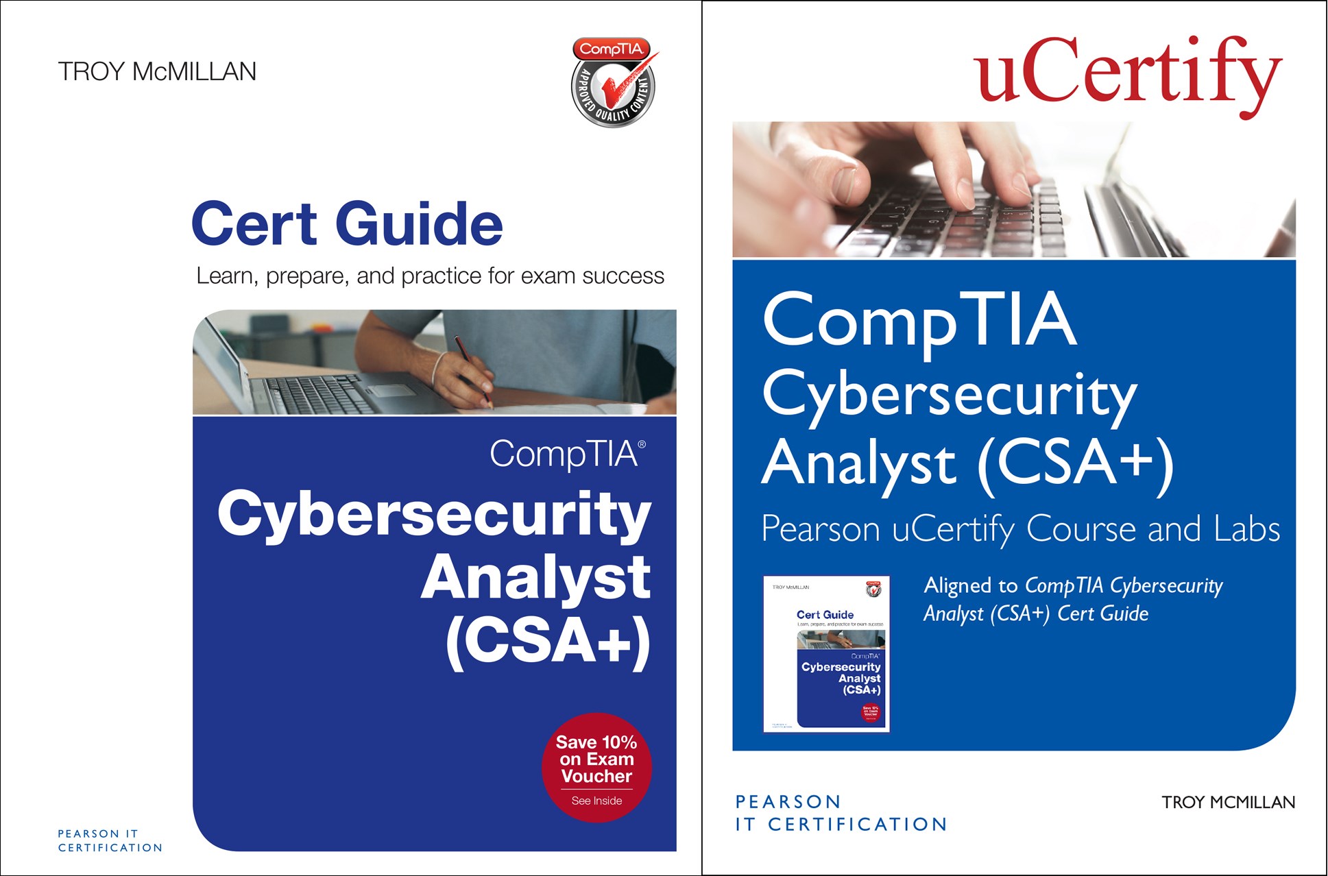 CompTIA Cybersecurity Analyst (CSA+) Pearson uCertify Course and Labs and Textbook Bundle