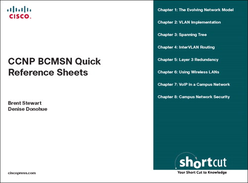 CCNP BCMSN Quick Reference Sheets: Exam 642-812 (Digital Short Cut)