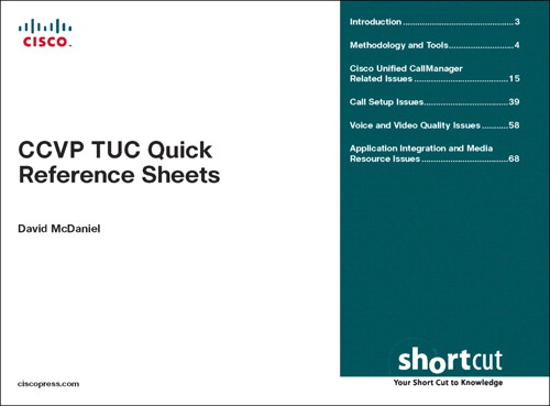 CCVP TUC Quick Reference Sheets