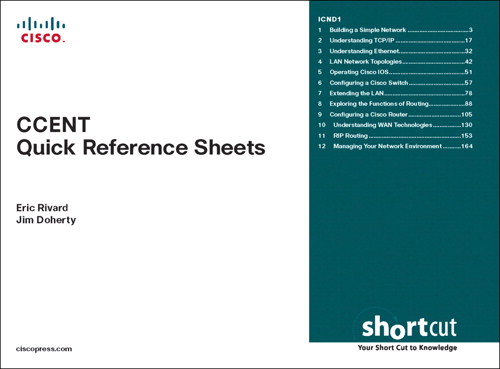 CCENT Quick Reference Sheets (Exam 640-822)