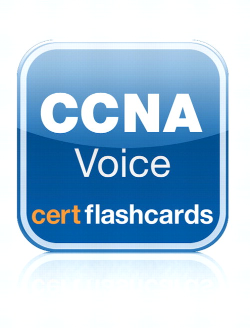 Cisco CCNA Voice 640-460 Cert Flash Cards, App (iPhone)