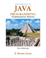 Introduction to Java Programming, Comprehensive, 5th Edition
