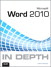 Microsoft Word 2010 In Depth