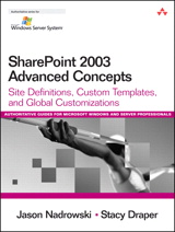 SharePoint 2003 Advanced Concepts: Site Definitions, Custom Templates, and Global Customizations