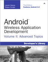 Android Wireless Application Development Volume II: Advanced Topics, Rough Cuts, 3rd Edition