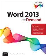 Word 2013 on Demand