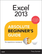 Excel 2013 Absolute Beginner's Guide