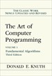 Art of Computer Programming, Volume 1: Fundamental Algorithms: Fundamental Algorithms, 3rd Edition