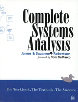 Complete Systems Analysis: The Workbook, the Textbook, the Answers