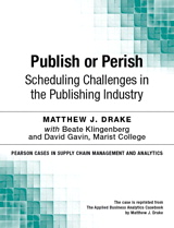 Publish or Perish: Scheduling Challenges in the Publishing Industry