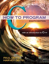 C How to Program Plus MyLab Programming with Pearson eText -- Access Card Package, 8th Edition