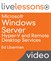 Microsoft Windows Server Hyper-V and Remote Desktop Services LiveLessons (Video Training), Downloadable