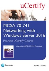 MCSA 70-741 Networking with Windows Server 2016 Pearson uCertify Course Student Access Card