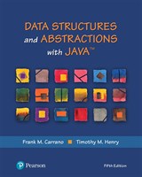 Data Structures and Abstractions with Java, 5th Edition