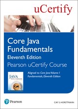 Core Java Fundamentals, Pearson uCertify Course Student Access Card, 11th Edition