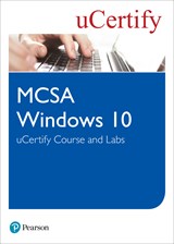 MCSA Windows 10 uCertify Course and Labs Access Code Card