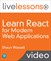 Learn React for Modern Web Applications LiveLessons (Video Training)