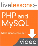 PHP and MySQL LiveLessons (Video Training): Lesson 12: Designing and Creating your Database (Downloadable Version)