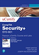 CompTIA Security+ SY0-601 Cert Guide uCertify Course and Labs Access Code Card, 5th Edition