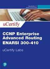 CCNP Enterprise Advanced Routing ENARSI 300-410 uCertify Labs Access Code Card
