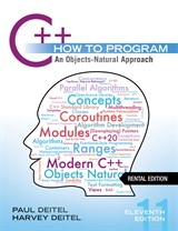 C++ How to Program: An Objects-Natural Approach -- Rental Edition, 11th Edition