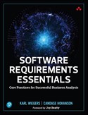 book cover: Software Requirements Essentials