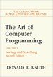 Art of Computer Programming, The: Volume 3: Sorting and Searching, 2nd Edition