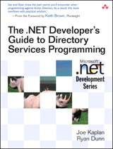 .NET Developer's Guide to Directory Services Programming, The