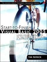 Start-to-Finish Visual Basic 2005: Learn Visual Basic 2005 as You Design and Develop a Complete Application