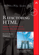 Refactoring HTML: Improving the Design of Existing Web Applications