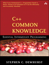 C++ Common Knowledge: Essential Intermediate Programming, Portable Documents