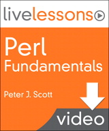 Perl Fundamentals LiveLessons (Video Training): Lesson 3: Arrays, Lists, Looping Statements, and Command Line Arguments (Downloadable Version)