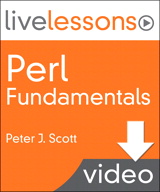 Perl Fundamentals LiveLessons (Video Training): Lesson 7: Using Regular Expressions to Match and Change Text (Downloadable Version)