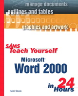 Sams Teach Yourself Microsoft Word 2000 in 24 Hours