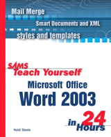 Sams Teach Yourself Microsoft Office Word 2003 in 24 Hours