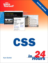 Sams Teach Yourself CSS in 24 Hours, 2nd Edition