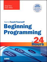 Beginning Programming in 24 Hours, Sams Teach Yourself, 3rd Edition