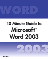 Microsoft Word 2003 10 Minute Guide (Secure PDF eBook)