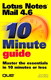 10 Minute Guide to Lotus Notes Mail 4.6