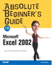Absolute Beginner's Guide to Microsoft Excel 2002