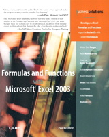 Formulas and Functions with Microsoft Excel 2003