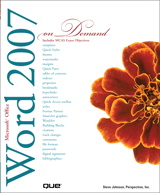 Microsoft Office Word 2007 On Demand
