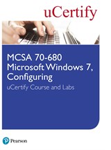 MCSA 70-680 Microsoft Windows 7, Configuring uCertify Course and Labs