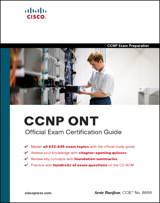 CCNP ONT Official Exam Certification Guide