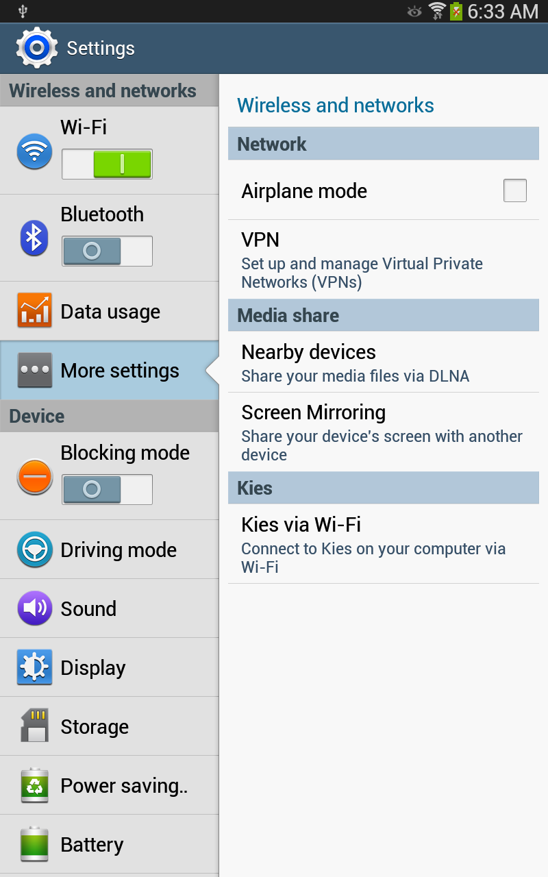Connecting Your Galaxy Tab 3 and PC Wirelessly Using Kies Wi-Fi | | InformIT